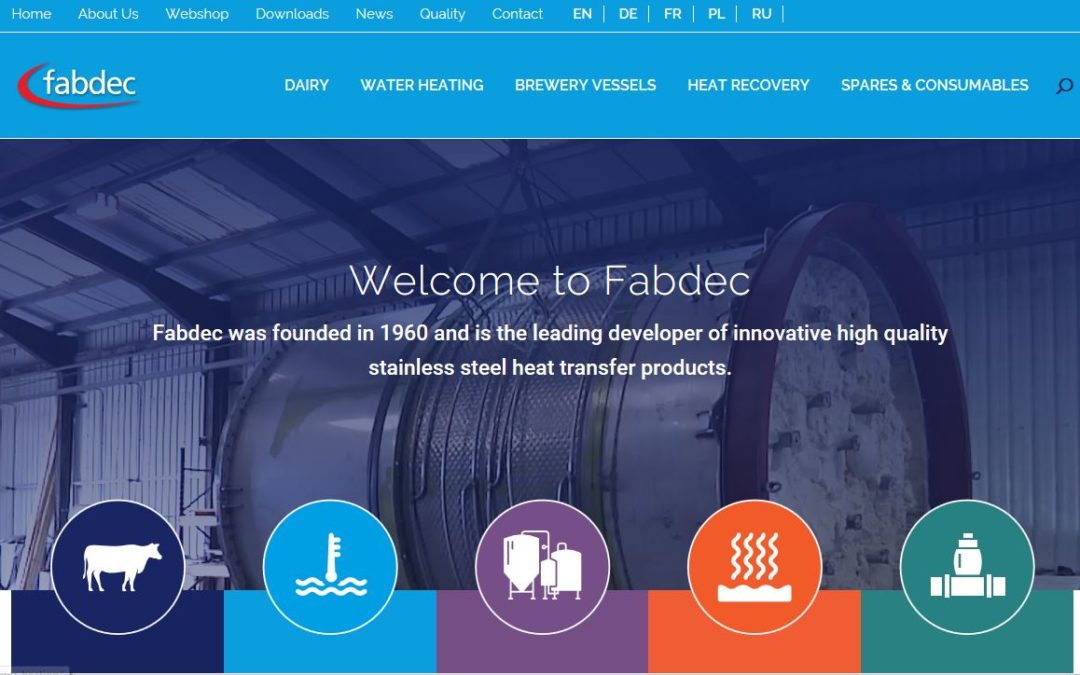 Fabdec puts customers first with updated website