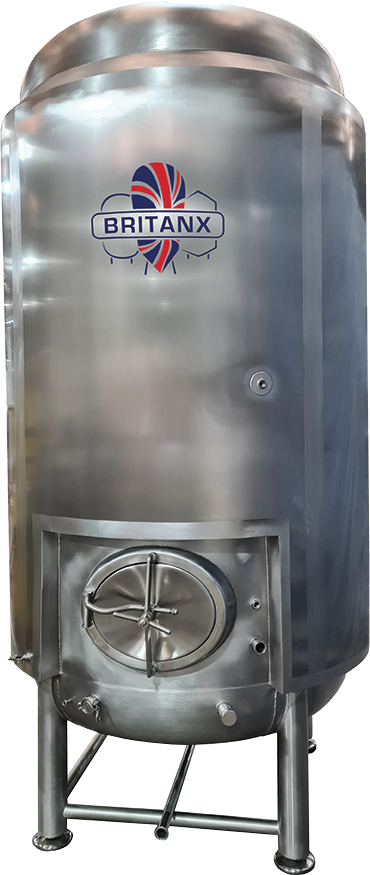 A quality BBT (Brite Beer Tank) manufactured for a brewery by BRITANX.